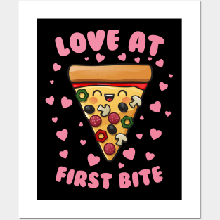 Love At First Bite Pizza Posters and Art